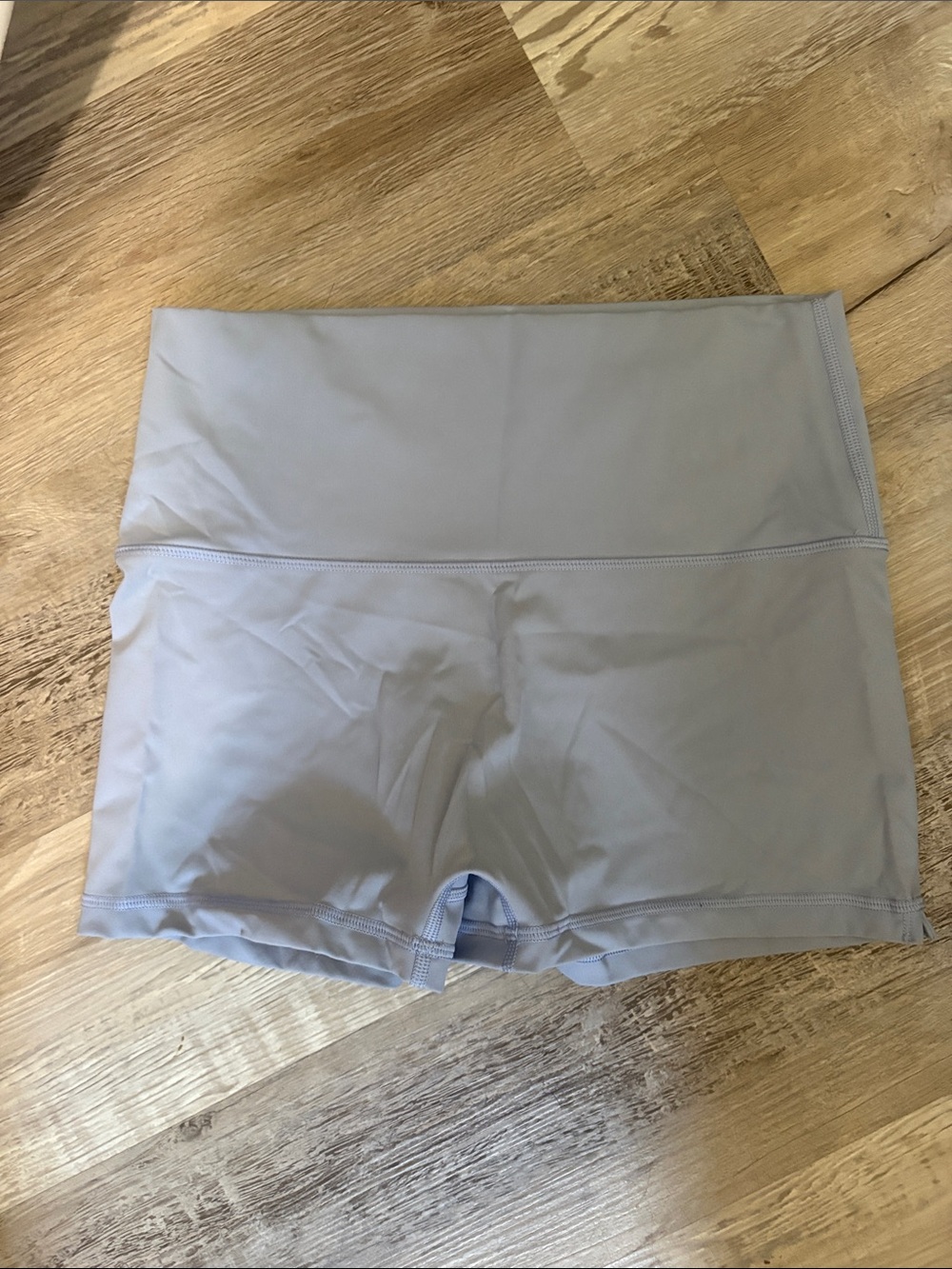 aerie Light Blue High-Rise Athletic Shorts